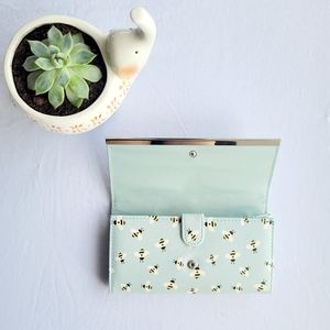 BABY BLUE BEE WALLET